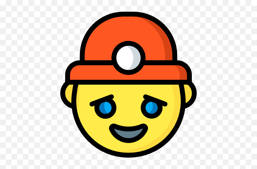 Miner - Free Smileys Icons Happy Emoji,Radish Emoji