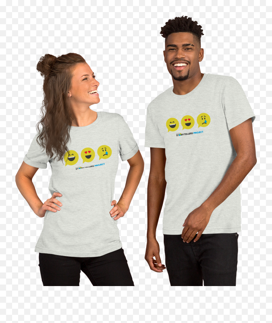 Storytellers Emoji T - Shirt,Emoji Tote Bag