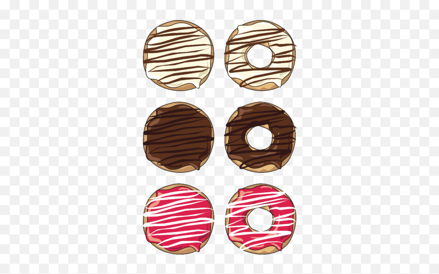 Donut Printable Stickers Free Printable Papercraft Templates - Cut Out Donut Printable Emoji,Donut Emoji Cut File