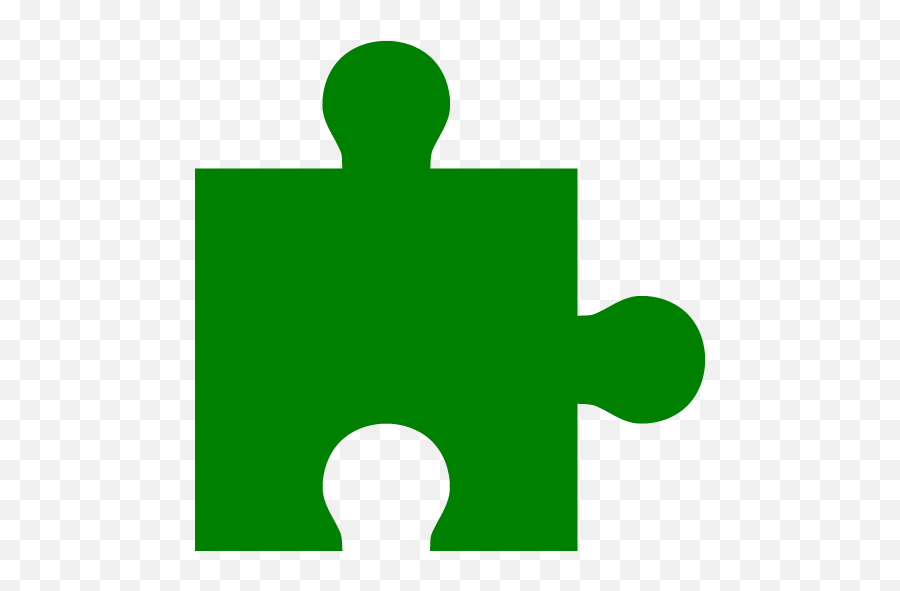 Green Puzzle Piece Icon - Free Green Puzzle Icons Transparent Green Puzzle Piece Emoji,Puzzle Emoticon