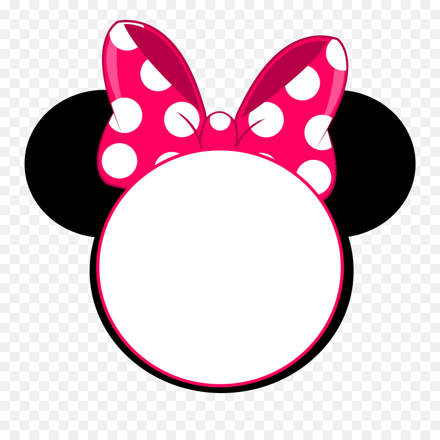 Minnie Mouse Head U0026 Free Minnie Mouse Headpng Transparent - Head Minnie Mouse Png Emoji,Emoji Birthday Invitation