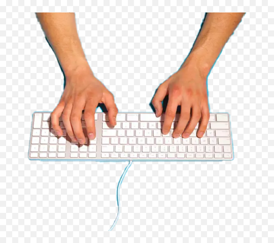 Keyboard Badsticker Hands Sticker By Danielle S - Space Bar Emoji,Numpad Emojis