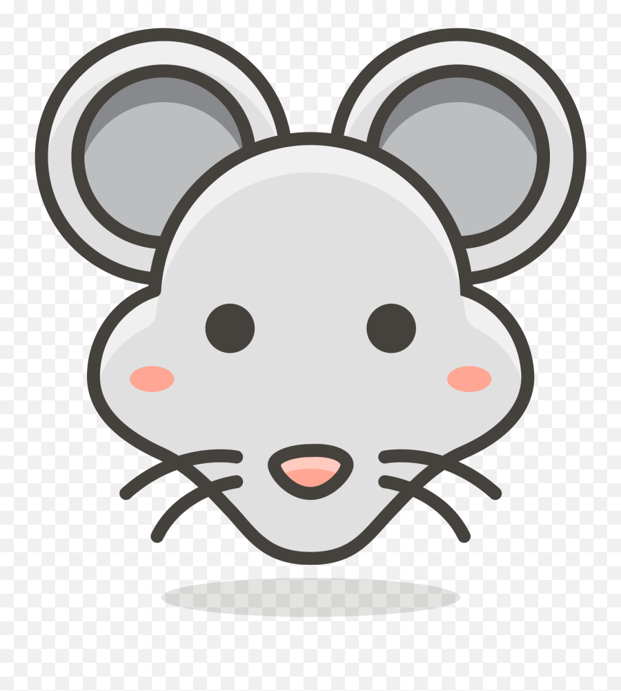 470 - Mouse Face Cartoon Transparent Background Emoji,Mouse Emoji