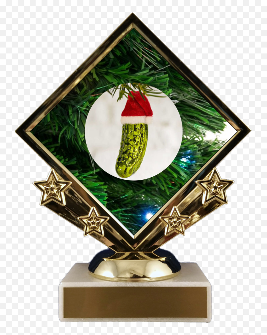 Diamond Star Christmas Pickle Logo - Taco Trophy Emoji,Skeeter Trophy Emojis