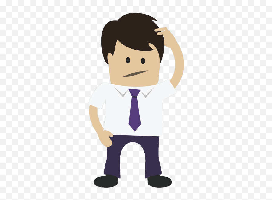 Confused Person Clipart - Png Download Full Size Clipart Clipart Confused Person Emoji,Bug Spray Can Emoticon