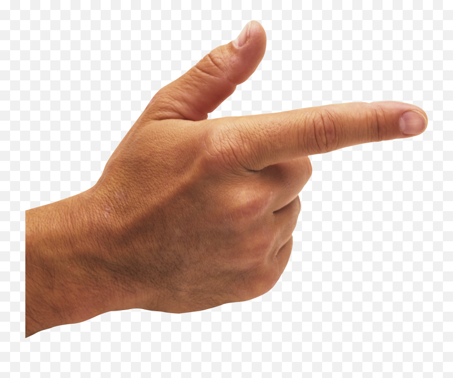 Hand Point Png Transparent Image U2013 Png Lux - Solid Emoji,Point Finger Emoji No Background