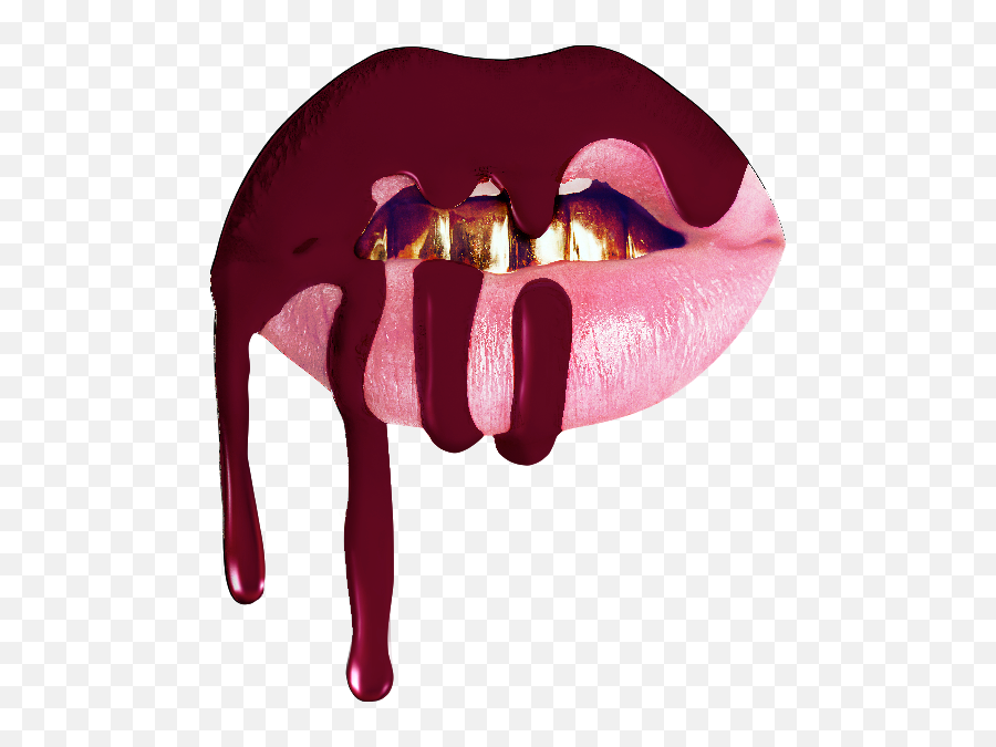 Lips Labios Boca Lipstick Sticker - Kylie Jenner Lip Kit Leo Emoji,Melting Emoji