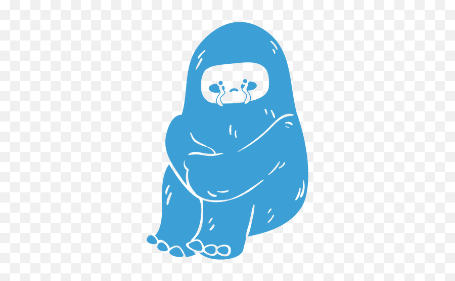 Crying Yeti Cute - Transparent Png U0026 Svg Vector File Fictional Character Emoji,Instagram Emoji Meanings Snowman