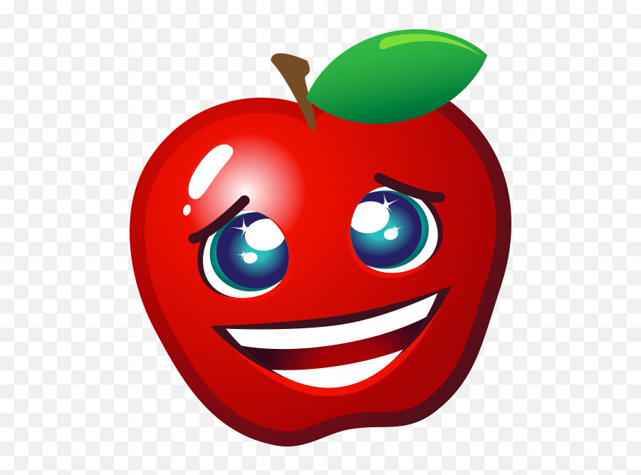 Fruity Blast Stickers Funny Fruits By Uplike - Wide Grin Emoji,Fruity Emoticon