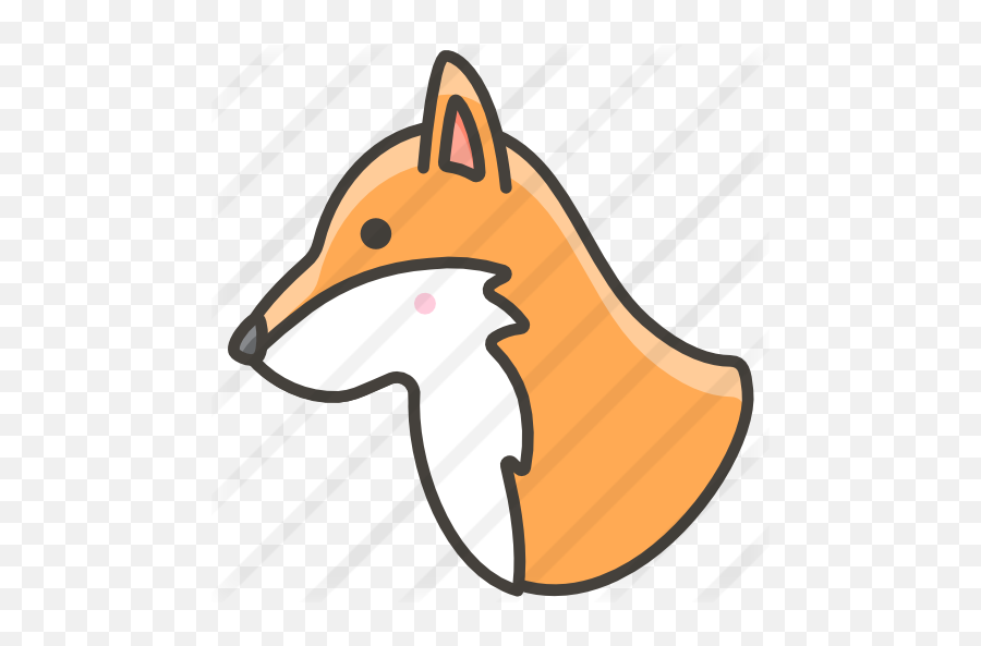 Fox - Free Animals Icons Vos Emoji,Chinchilla Emoji