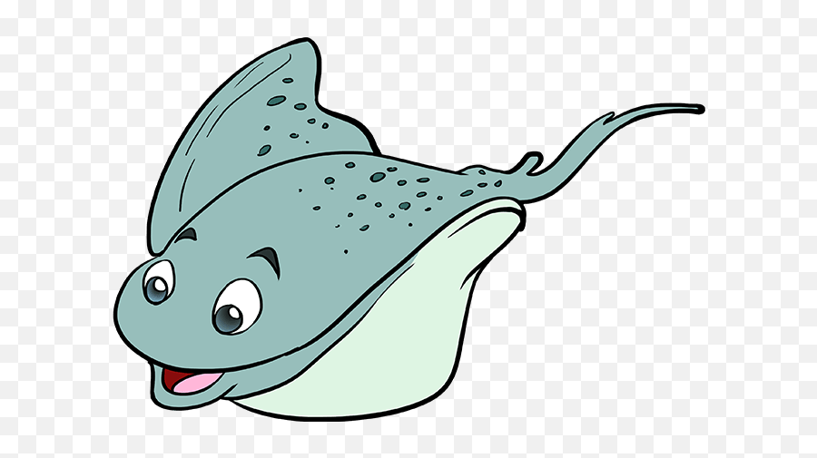 Cartoon Stingray Drawing Clipart - Full Size Clipart Stingray Clipart Transparent Emoji,Corvet Emoji