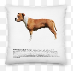 Staffordshire Bull Terrier - Decorative Emoji,Chile Emoji Pillow