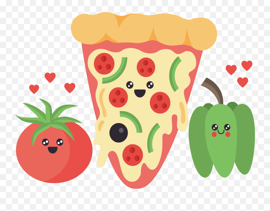 Pizza Nice Slice Ingredient Illustration - Pepper Pizza Cartoon Pizza Clipart Transparent Background Emoji,Pizza Slice Emoji