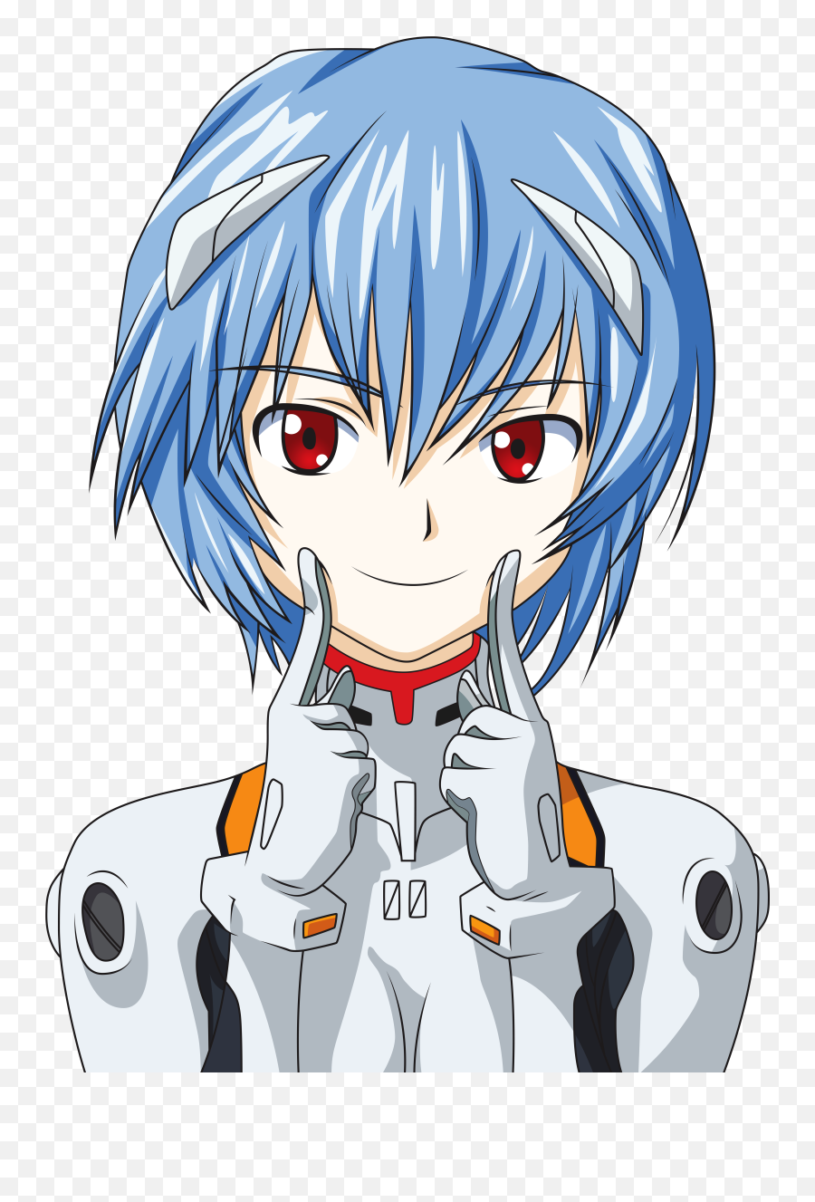 Neon Genesis Evangelion Ayanami Rei Bodysuit Transparent Png Emoji,Rei Shows Emotions Nge