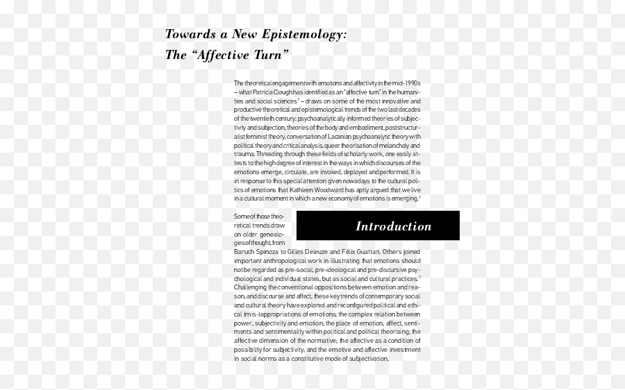 Pdf Towards A New Epistemology The Affective Turn Emoji,