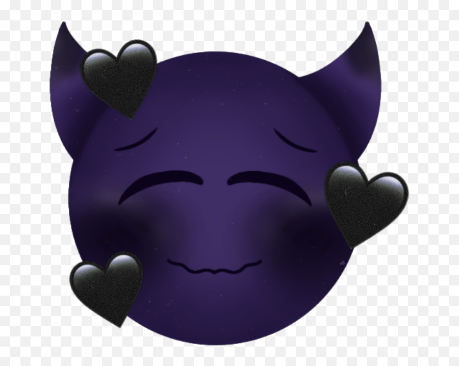 Cute Demon Freetoedit Cute Demon Sticker By Byzg Emoji,Purple Devil Emoji