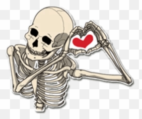 Skeleton Boy Stickers - Live Wa Stickers Emoji,Skull Emoji Meme