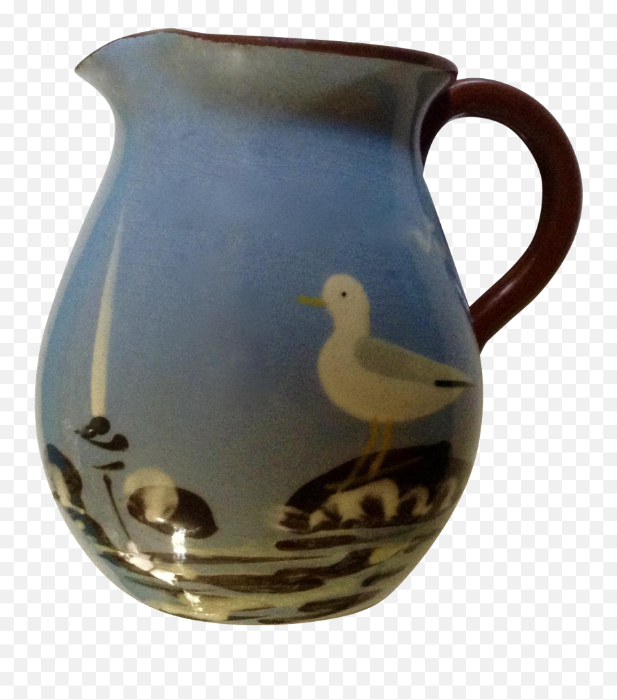 Vintage White Pottery Seagull Ceramic Pottery Seagull Retro Emoji,Greek Vase Emoji