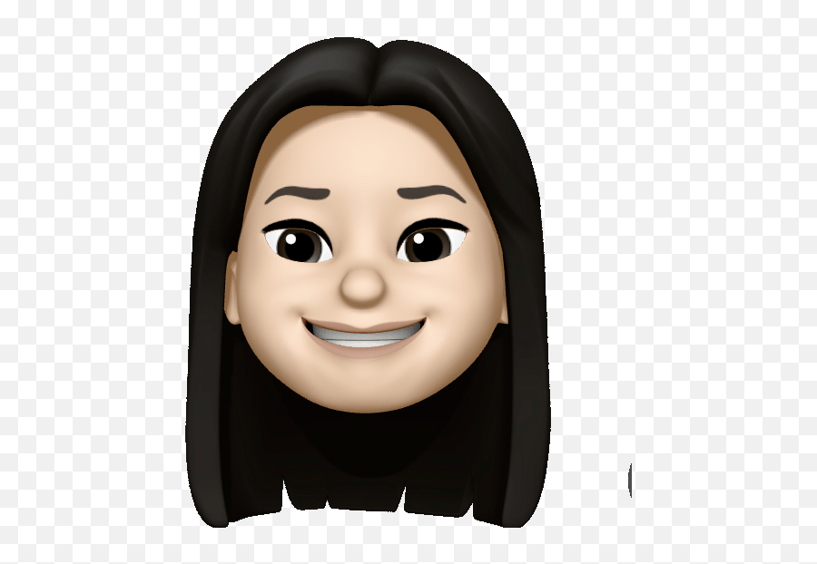Paula Shin Emoji,Black Hair Girl Emoji