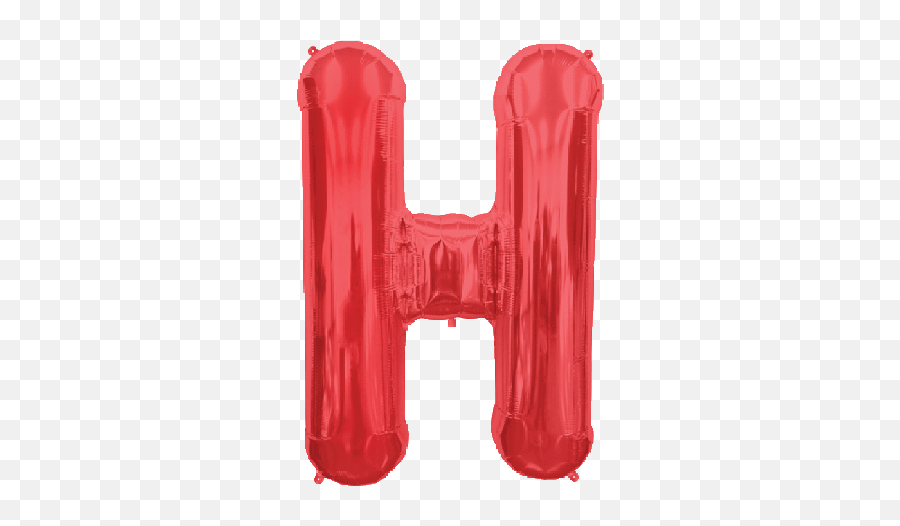 Red Letter H 34u2033 Balloon Emoji,Emoji Letter H