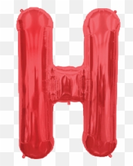 Red Letter H 34u2033 Balloon Emoji,Emoji Letter H