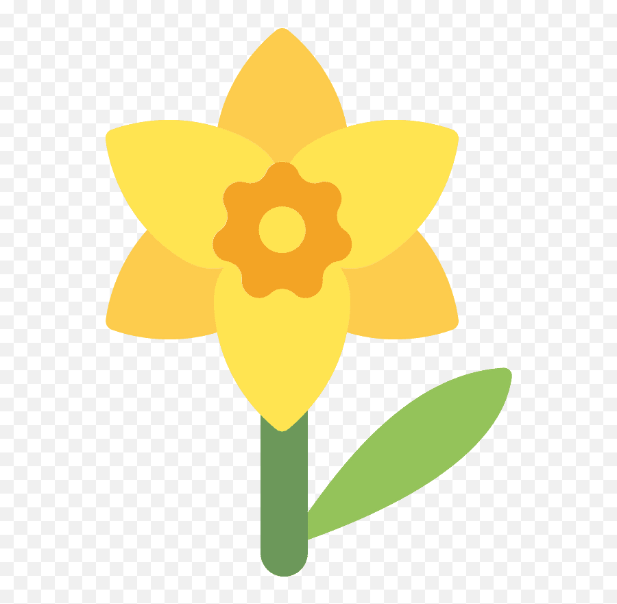 Daffodil Clipart - Clipartworld Emoji,Lotus Emoji Flower