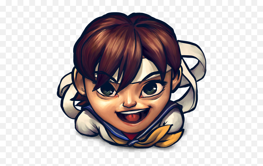 Street Fighter Sakura Kasugano Icon - Sakura Kasugano Icon Emoji,Street Fighter Emoji