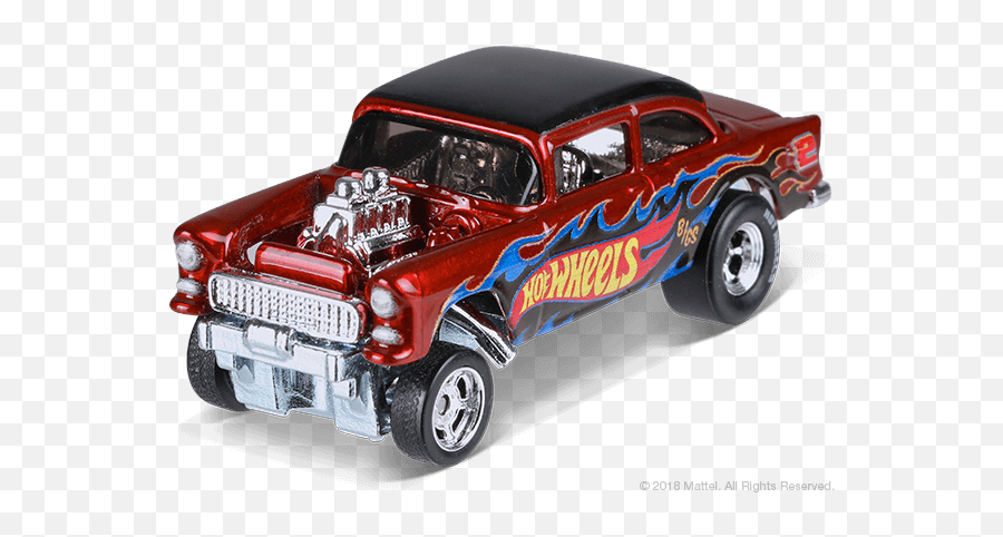 Hw 2018 - Hot Wheels Collector Edition Chevy Bel Air Gasser Emoji,Chevy Goes Emoji