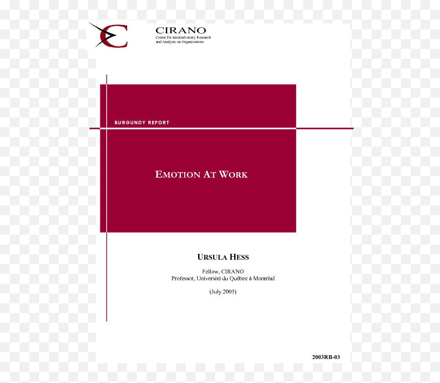 Cirano Sommaire Emotion At Work - Cirano Vertical Emoji,Jealousy Emotion