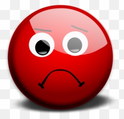 Emoji Red Sad Face - Emoji Red Sad Face,Kinky Emoji