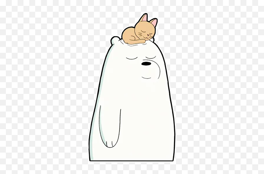 Telegram Sticker 7 From Collection We Bare Bears - Supernatural Creature Emoji,We Bare Bears Emoji