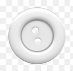 White Cloth Button With 2 Hole - Solid Emoji,Sewing Button Emoji