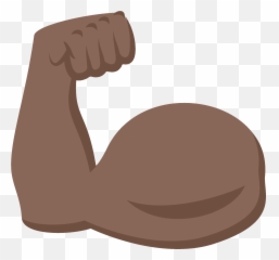 Flexed Biceps Emoji Clipart Free Download Transparent Png - Drawing,Body Building Emoji