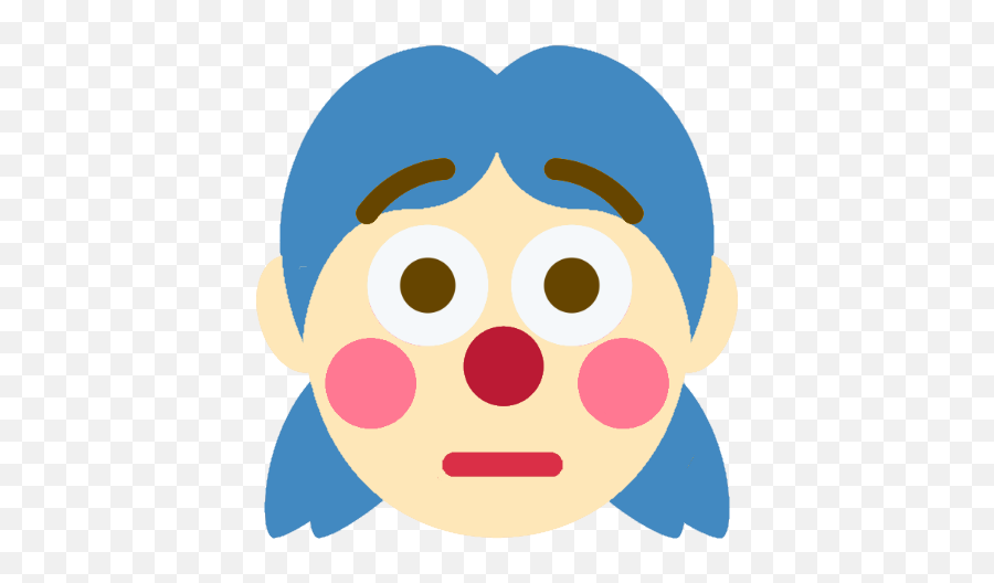 Clowngirlflushed - Discord Emoji Discord Pleading Emoji Transparent,Embarrassed Emoji