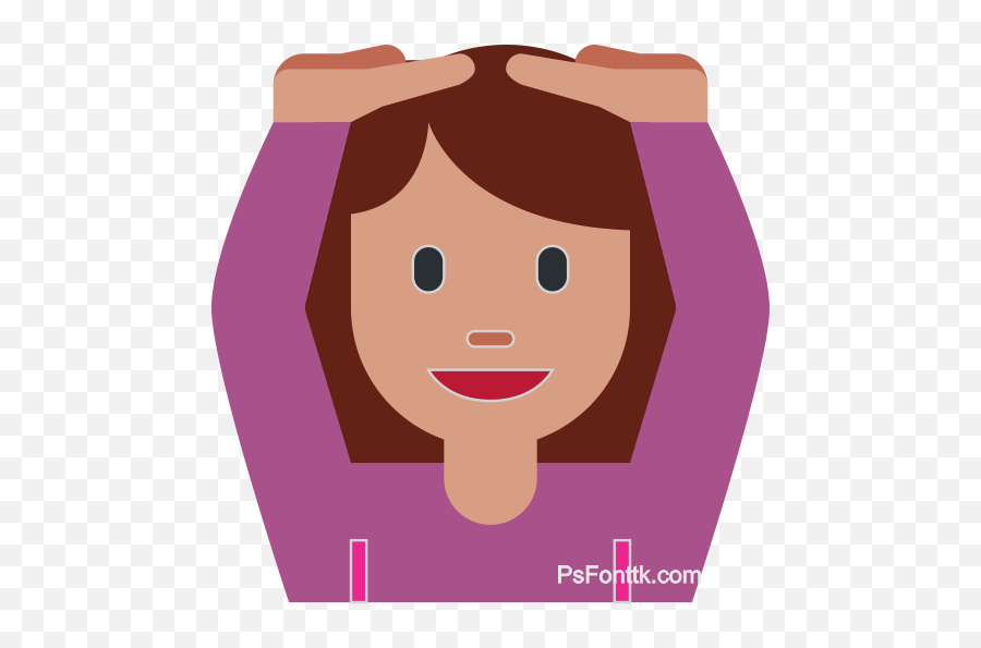 Emoji Menina,Significado Emoticons Duas Mãos