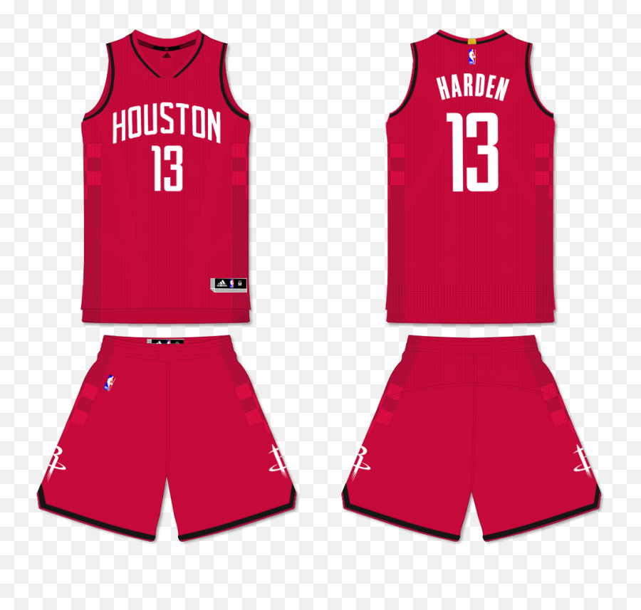 Houston Rockets Jersey Shorts 6c7c3a - Shorts Houston Rockets Jersey Red Emoji,Russell Westbrook Emoji Nba