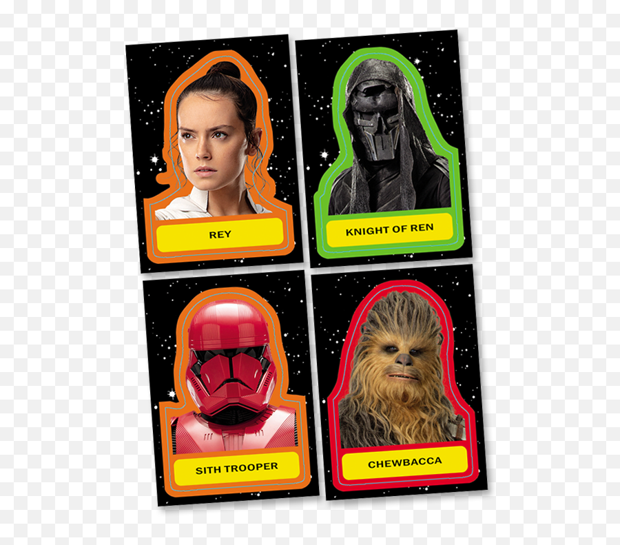 Non - Sport Trading Cards Topps Uk Star Wars The Rise Of Chewbacca Emoji,Tv Characters Sith Lots Of Emotion
