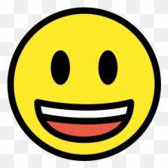 Grinning Face With Big Eyes Emoji - Emoji,Big Smiley Emoji