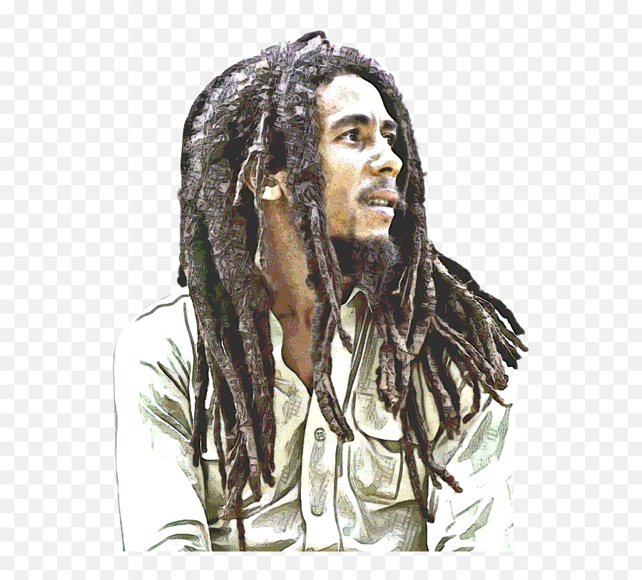 Bob Bobmarley Marley Rasta Sticker - Bob Marley Emoji,Bob Marley Emoji
