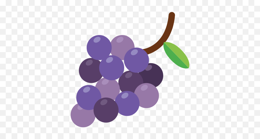 Food Fruit Grapes Free Icon Of Food - Beterschap Wijn Emoji,Facebook Emoticons Grapes