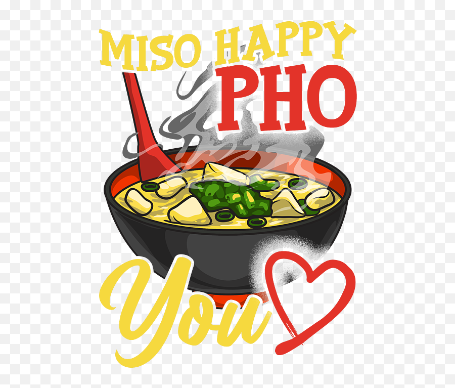 Cute Funny Miso Happy Pho You Miso Soup Pun Puzzle - Stew Emoji,Emojis That Represent Monokuma