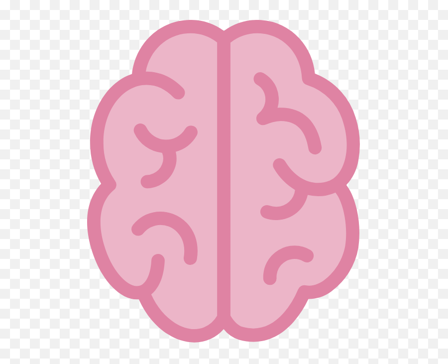 Plain Brain Graphic - Lovely Emoji,Brain Emoji