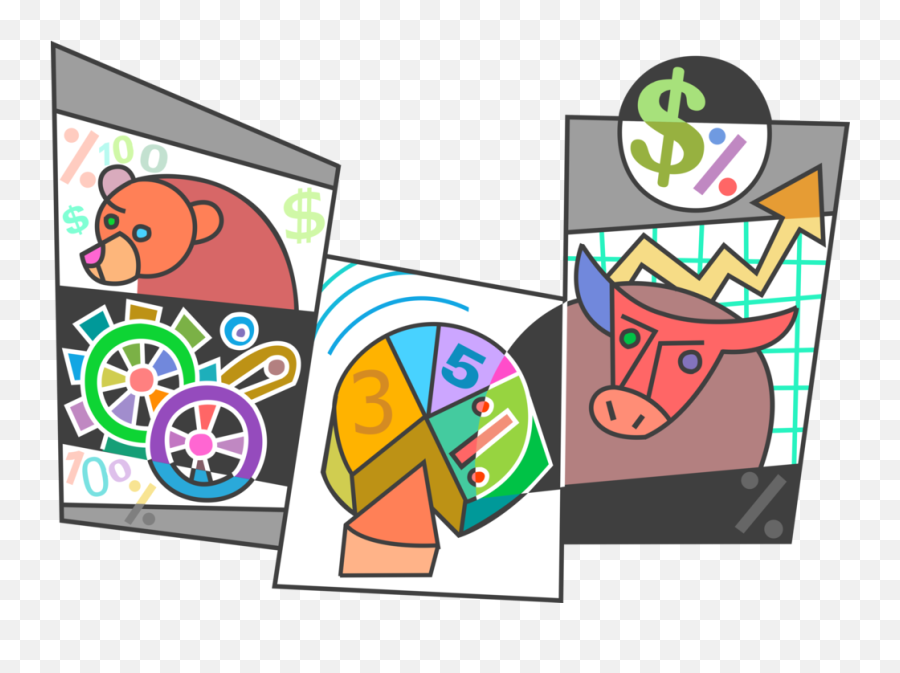 Vector Illustration Of Financial Investment In Wall Emoji,Big Emoji Wall Stickers