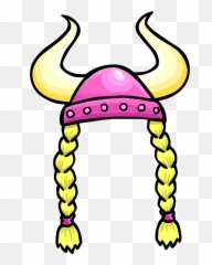 Pink Viking Helmet - Clipart Viking Helmet Emoji,Viking Helmet Emoji