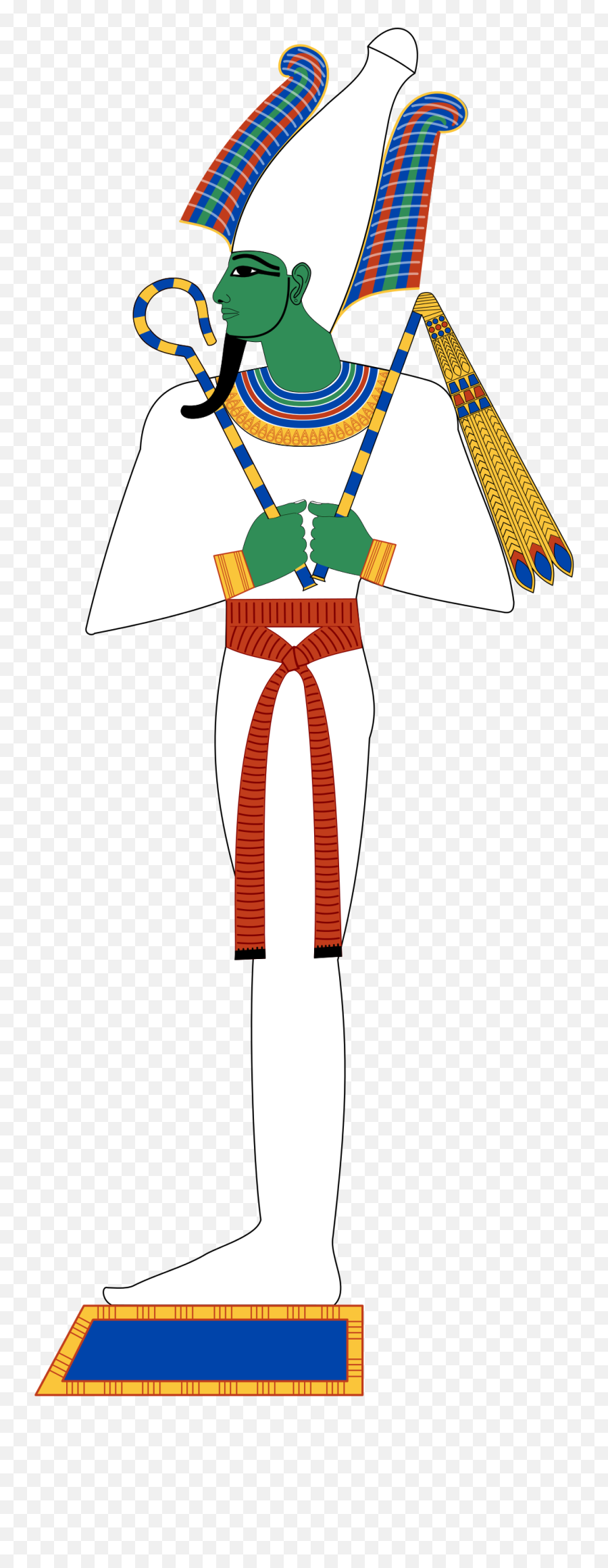 Osiris - Wikipedia La Enciclopedia Libre Egyptian God Osiris Png Emoji,Dibujar Emojis De Soy Luna Paso A Paso