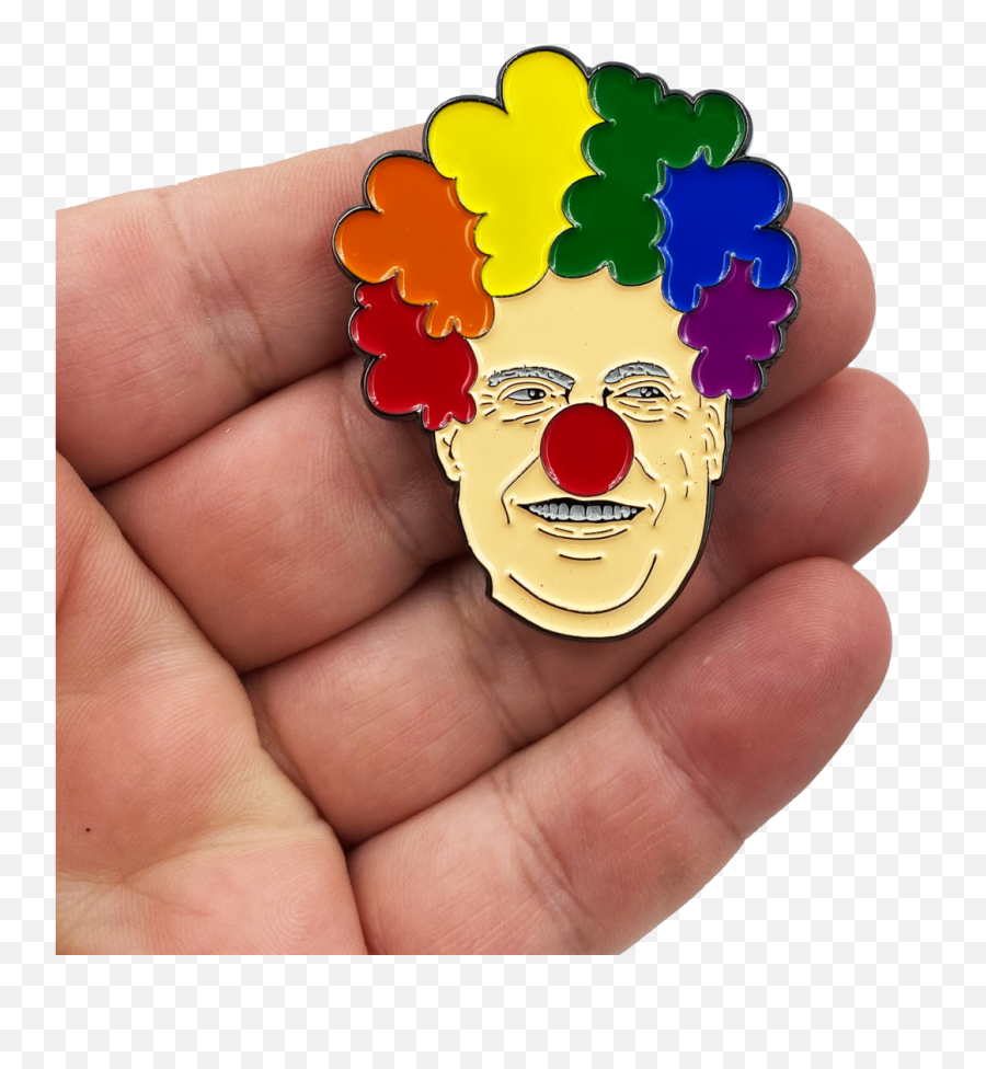 Dl4 - 14 Mayor Bill Deblasio Clown Pin Nyc Nypd U2013 Www Happy Emoji,Cartoon Clown Faces Emotions
