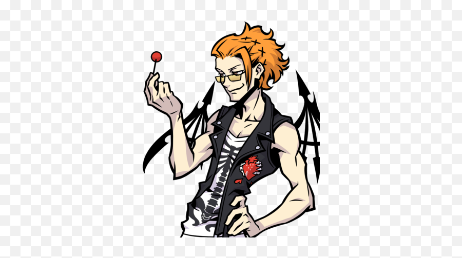 Neo The World Ends With You Characters - Tv Tropes Emoji,Japanese Emoticons Muscle
