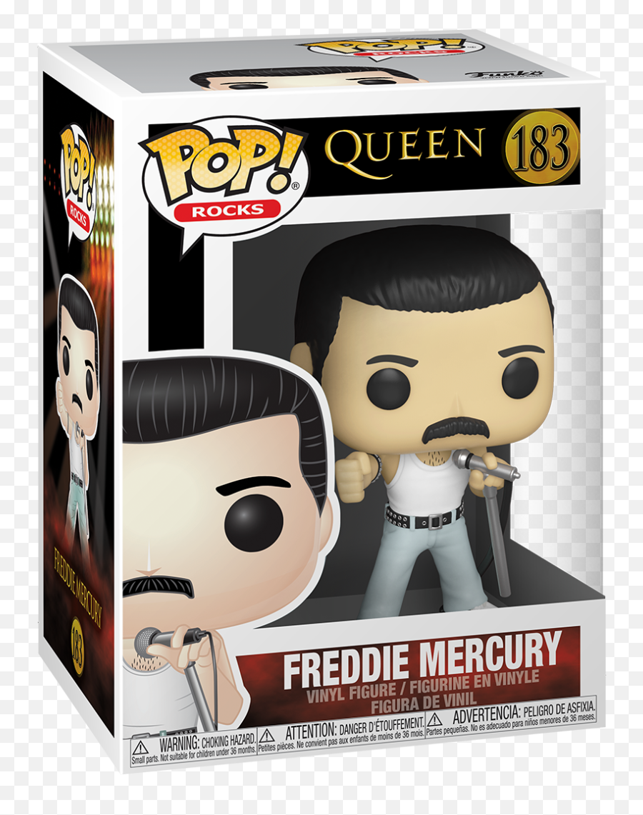 Funko Pop Rocks Queen - Freddie Mercury Radio Gaga 1985 Emoji,The Queen Emojis Small