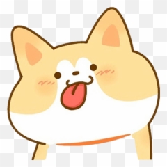 Sakura Emoji,Corgi Emoji No Background