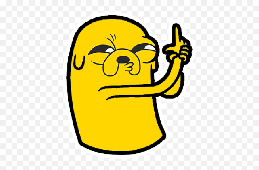Sticker Maker - Jake The Dog Adventure Time Emoji,Emoticon Whatsapp Llorando
